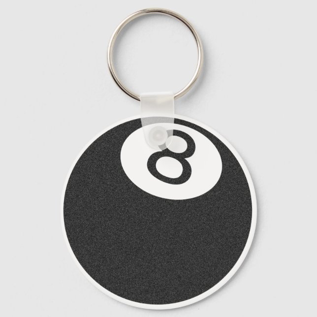 Riyah-Li Designs 8 Ball Schlüsselanhänger (Vorderseite)