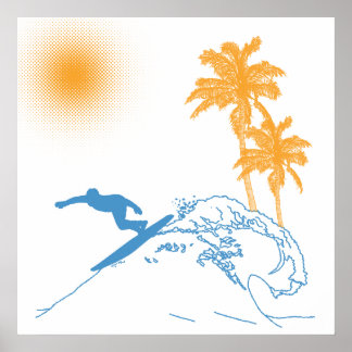 Riyah-Li Designs Surfer Poster