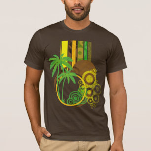 Riyah-Li entwirft Retro abstraktes T-Shirt