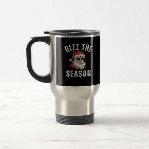 Rizz Die Jahreszeit Funny Santa Merry Rizzmas Rizz Reisebecher