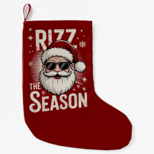Rizz Die Jahreszeit Weihnachtsmann Rizzmas Funny X Kleiner Weihnachtsstrumpf
