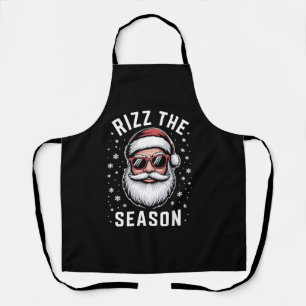 Rizz die Saison alberner Weihnachten lustiger Sant Schürze
