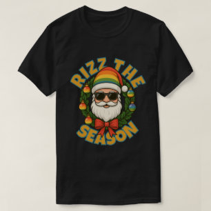 Rizz Die Saison Trendy Weihnachten Gay Regenbogen T-Shirt