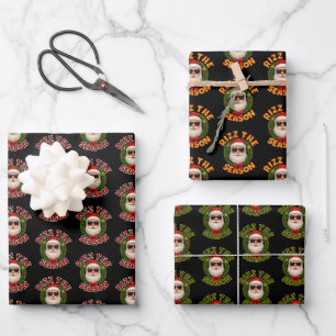 Rizz Die Saison Trendy Weihnachten Santa Geschenkpapier Set