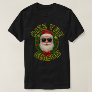Rizz Die Saison Trendy Weihnachten Santa T-Shirt