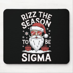 Rizz Die Saison, um Sigma Gen Alpha Lustig Meme C Mousepad