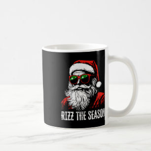 Rizz The Season Funny Cool Bruh Santa Claus Merry Kaffeetasse