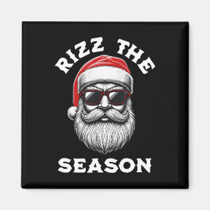 Rizz The Season Santa Merry Rizzmas Christmas Rizz Magnet