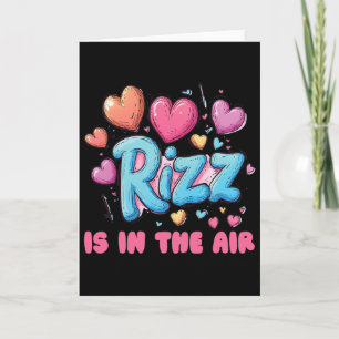 Rizz Valentinstag - Süße Herzen Meme Sprüche Karte