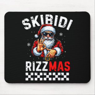 Rizz Weihnachten Santa 6 7 Lustiges Xmas Skibidi R Mousepad