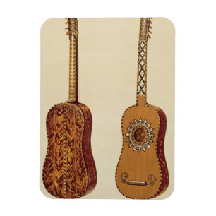 Rizzio Gitarre, "von den Musikinstrumenten" Magnet