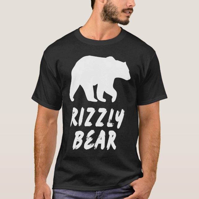 Rizzly Bear Meme T-Shirt (Vorderseite)