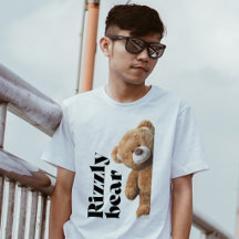 Rizzly süßes Teddybär-Design lustiges Zitat
