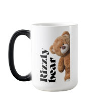 Rizzly süßes Teddybär-Design lustiges Zitat