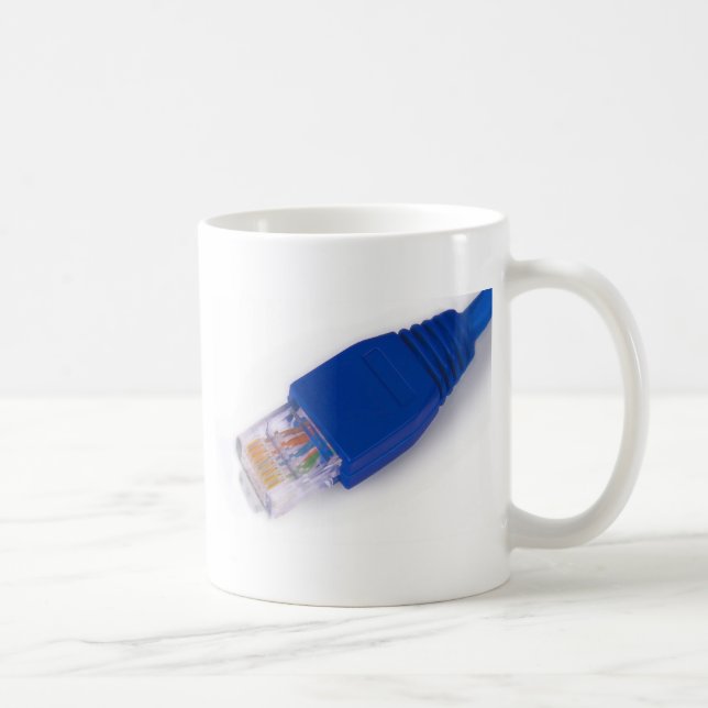 rj45 - Computernetzverbindungsstück Kaffeetasse (Rechts)