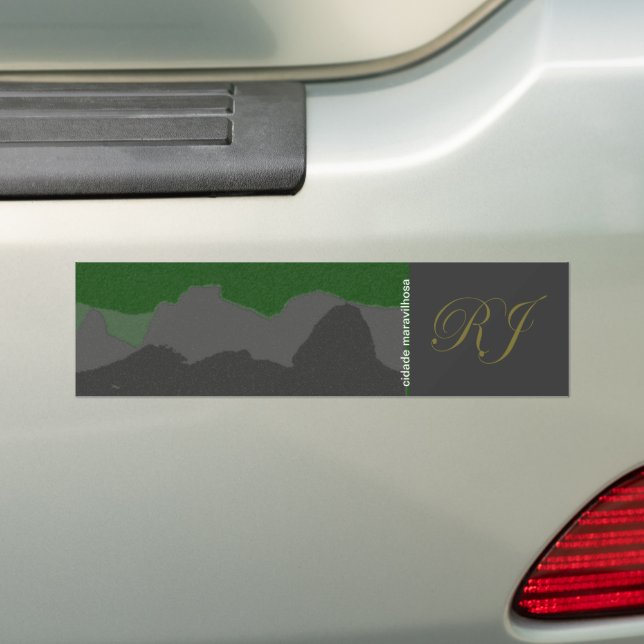 RJ Brasil Ipanema Autoaufkleber (Auf Auto)