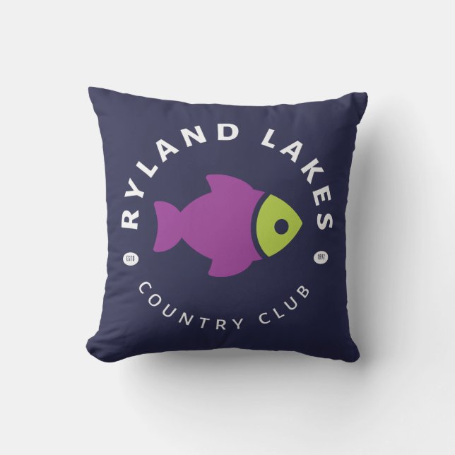 RLCC Pillow - Fisch Kissen (Vorderseite)
