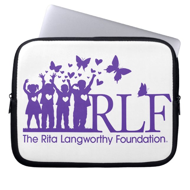 RLF Logo-Neopren-Laptop-Hülse 10 Zoll Laptopschutzhülle (Vorderseite)