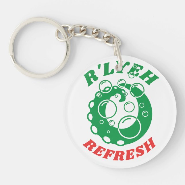 R'lyeh Wäschetrockner Unterkunft Lovecraft Schlüsselanhänger (Vorderseite)