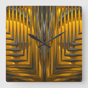 RMA 5 Wandleuchte Quadratische Wanduhr