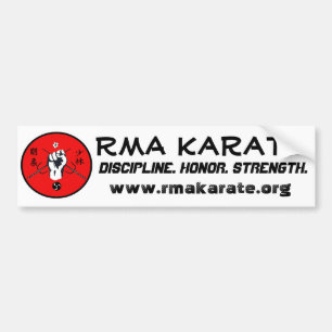 RMA Karate-Autoaufkleber Autoaufkleber