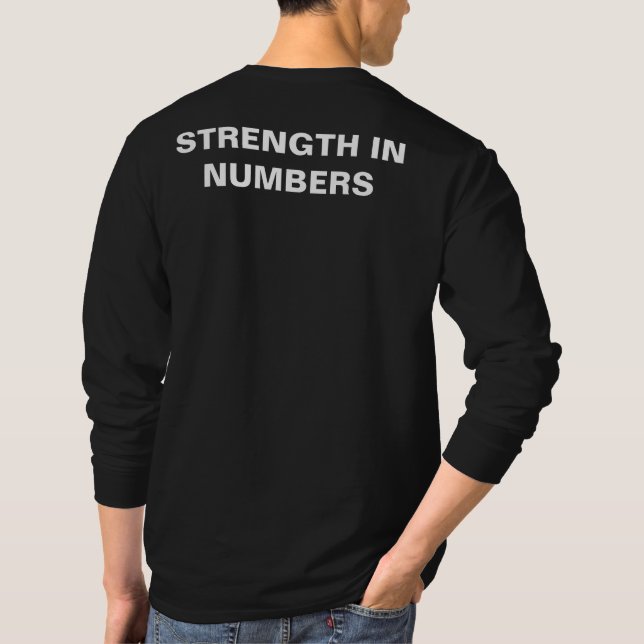 RMC: Force en nombre de T-shirts à long feutre (Dos)