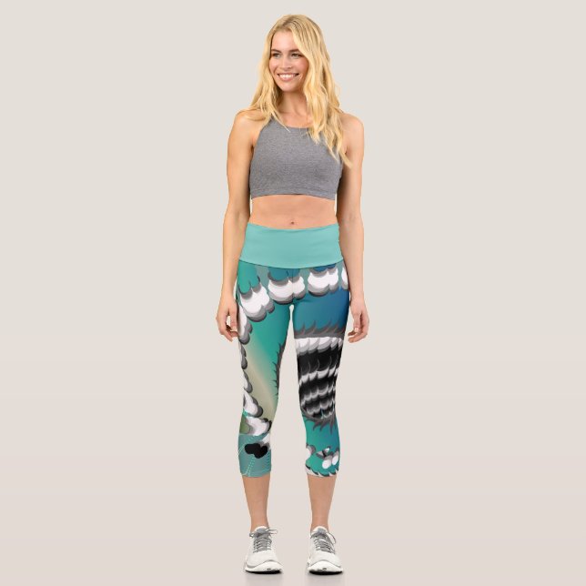 RMdesignflo55 High Waisted Capris (Vorderseite)