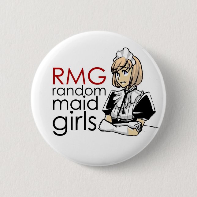 RMG gelegentliche Mädchen-Mädchen Button (Vorderseite)