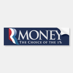 RMoney Romney Parodie-Autoaufkleber Autoaufkleber