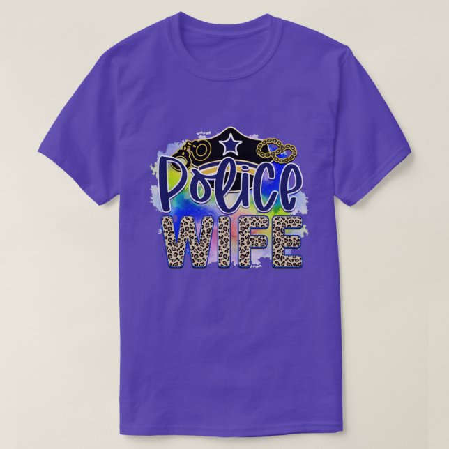 Rms004810 polizeiliche Ehefrau T-Shirt (Design vorne)