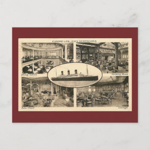 RMS Berencaria, Cunard Line, Passagierschiff, 1924 Postkarte