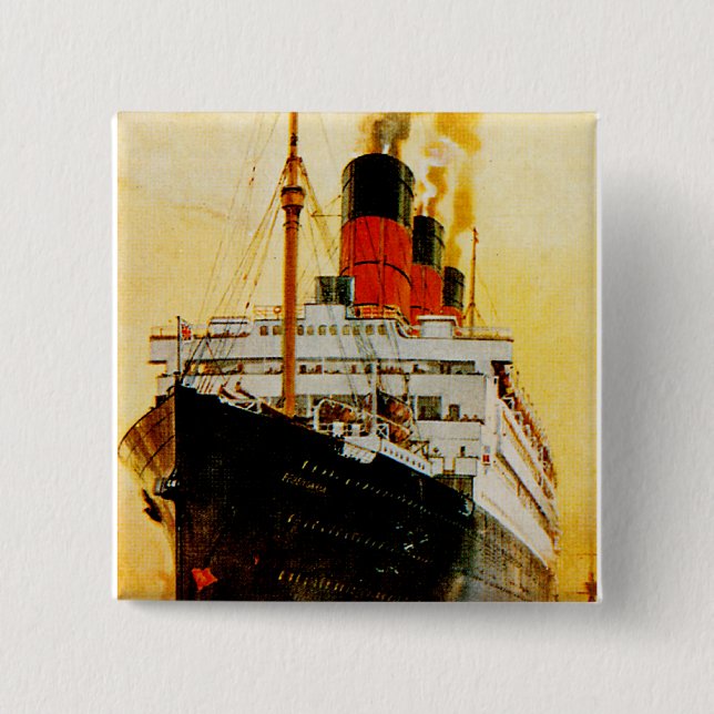 RMS Berengaria Button (Vorderseite)