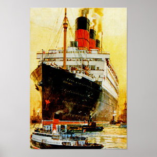 RMS Berengaria Poster