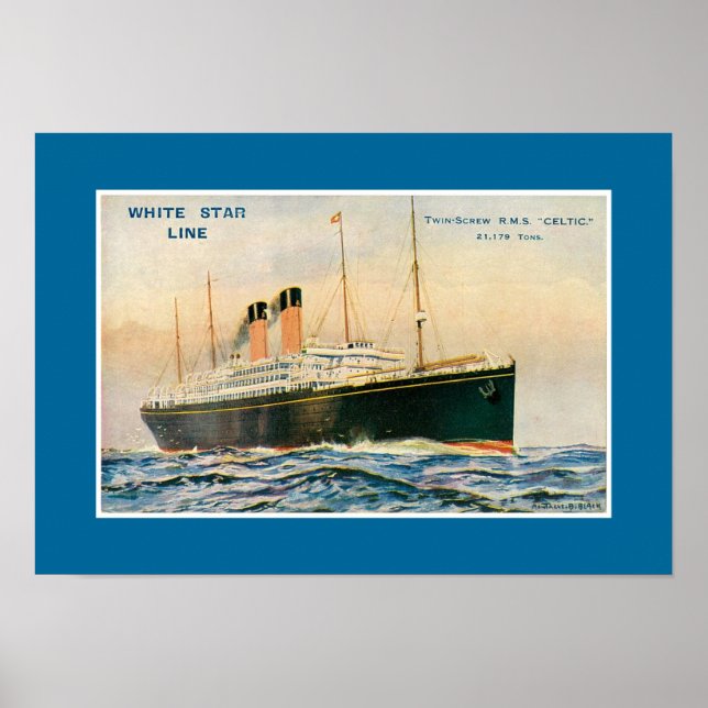 RMS Celtic Poster (Vorne)