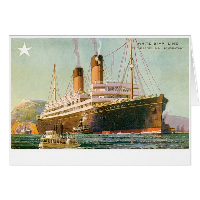RMS Laurentic (Vorderseite (Horizontal))