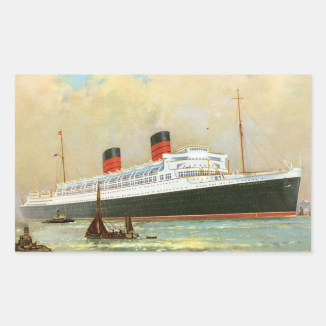 RMS Maubewahria Rechteckiger Aufkleber (Vorderseite)