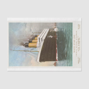 RMS Olympic Ocean Liner Seidenpapier