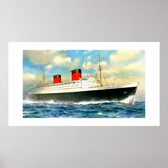RMS Queen Elizabeth Poster (Vorne)