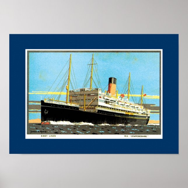 RMS Staffordshire Poster (Vorne)