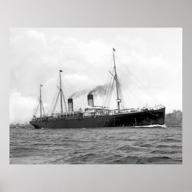 RMS Teutonic Poster (Vorne)