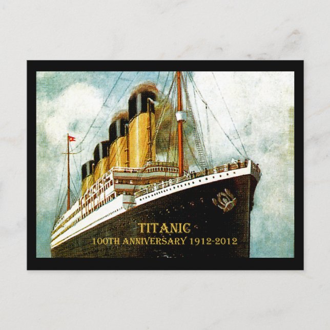 RMS Titanic 100 Jahre Postkarte (Vorderseite)