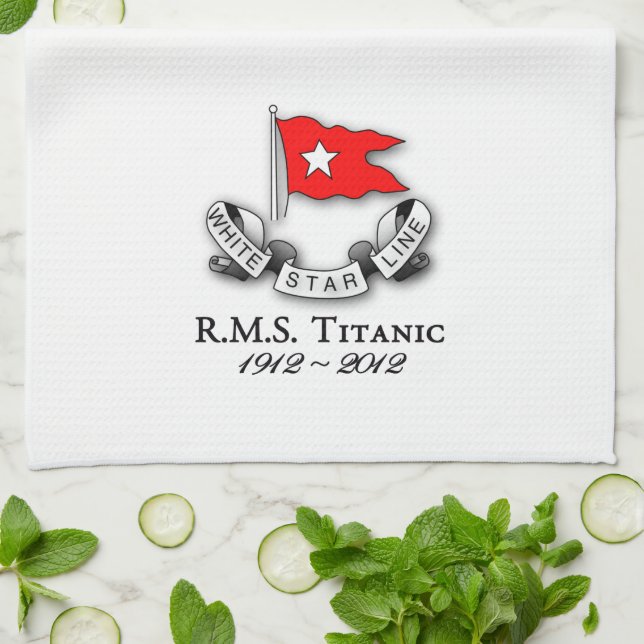 RMS Titanic 1912-2012 American MoJo Serviette de c (Plié)