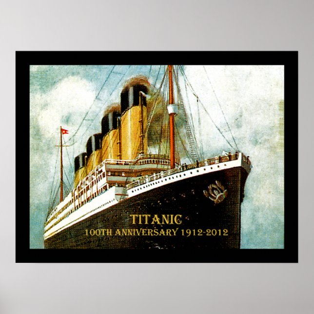 RMS Titanic Archival zum 100-jährigen Jubiläum Poster (Vorne)