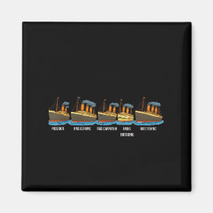 Rms Titanic Britannic Poseidon Carpathia Famous Sh Magnet