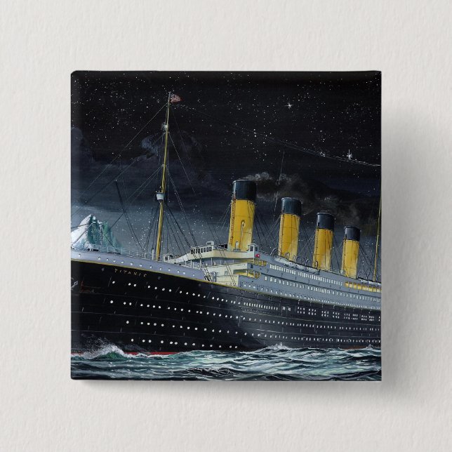 RMS Titanic Button (Vorderseite)