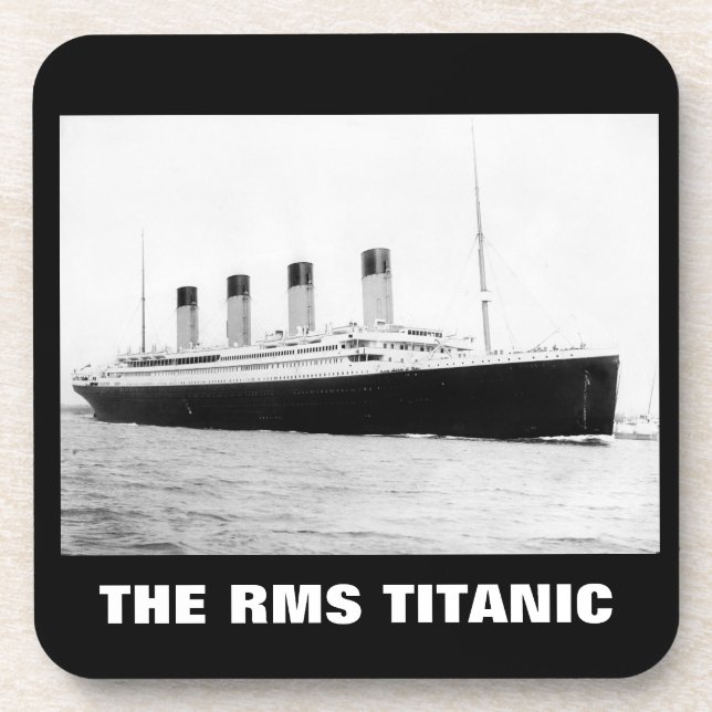 RMS Titanic Fahrgastfährschiff Getränkeuntersetzer (Vorderseite)