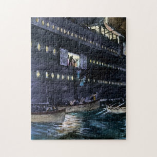 RMS Titanic Flucht zu den Rettungsbooten schnell!