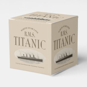 RMS Titanic Ghost Ship Sepia Classic 2x2 Gefällig Geschenkschachtel