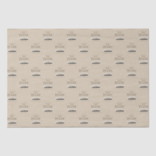 RMS Titanic Ghost Ship Sepia Tissue Paper Seidenpapier