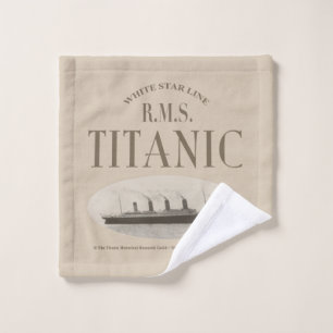 RMS Titanic Ghost Ship Sepia Wash Tuch